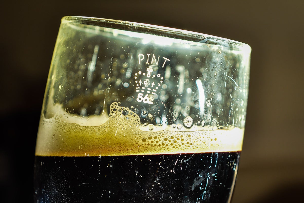 Storm Amy sees festival organisers pour away 7,000 litres of beer