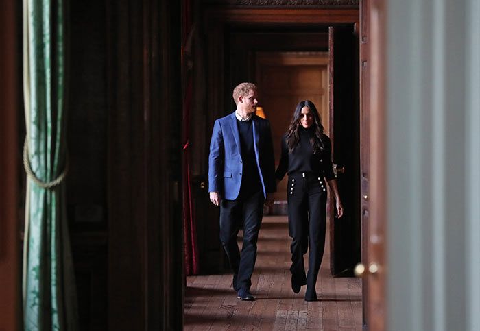 the queen prince philip home meghan harry hall