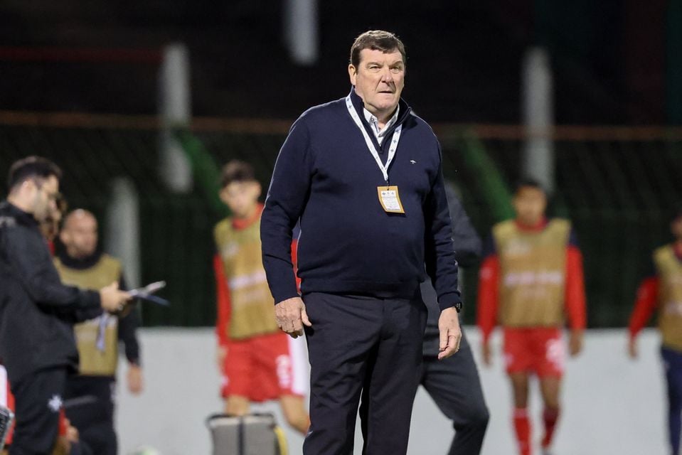 Northern Ireland Under-21 boss Tommy Wright looks on during his side's victory over Malta