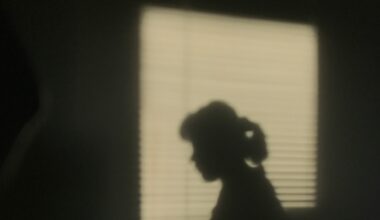 the shadow of a young girl