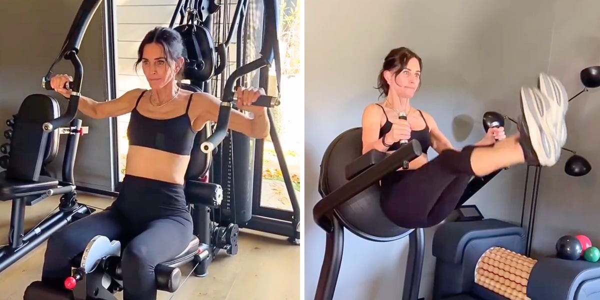 At 61, this is Courteney Cox’s exact workout routine to maintain muscle