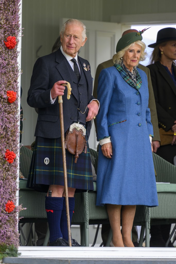 King Charles and Queen Camilla at Braemar Gathering