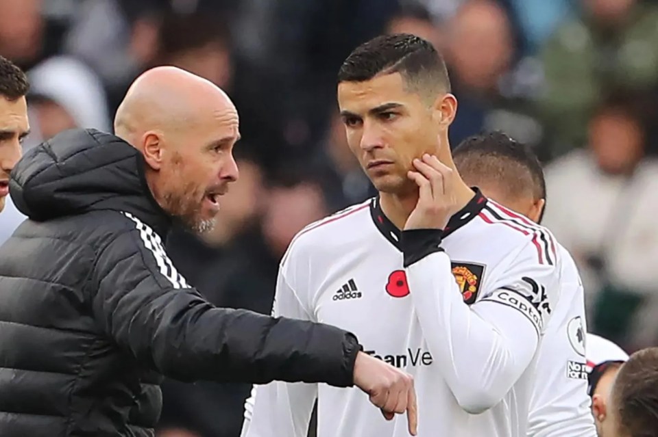 Ronaldo and Ten Hag never saw eye-to-eye
