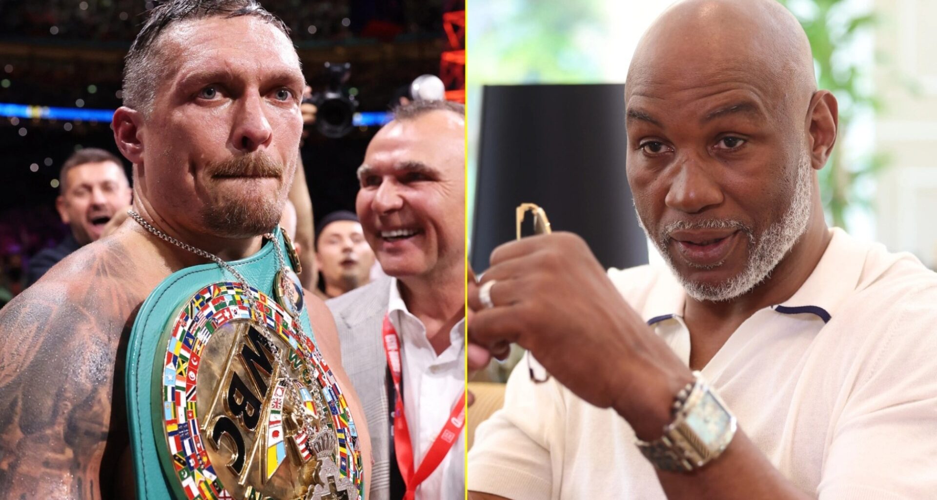 Lennox Lewis explains why Oleksandr Usyk should retire from boxing and follow in his footsteps