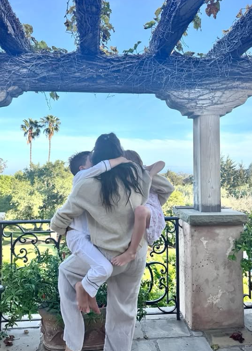 Meghan posted for Mother’s Day: 
“Cheers to juggling it all with joy!”