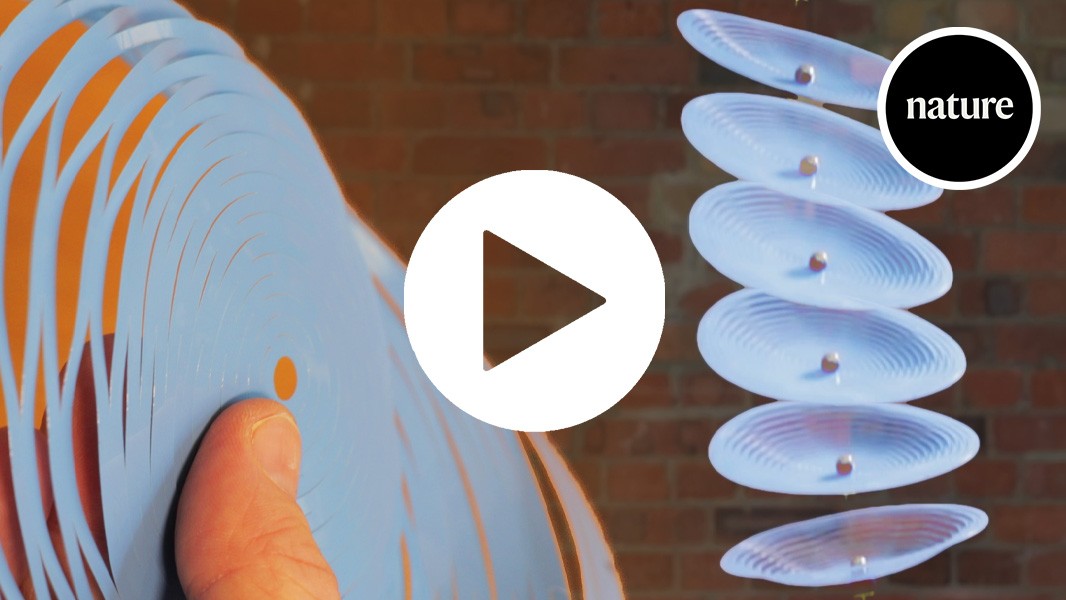 These laser-cut discs turn into super precise parachutes