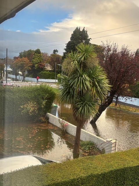 Parts of Newcastle are almost completely submerged