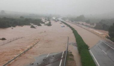 'Dana' Alice hits Spain hard with roads and railway tracks flooded and around 1,000 people evacuated from their homes