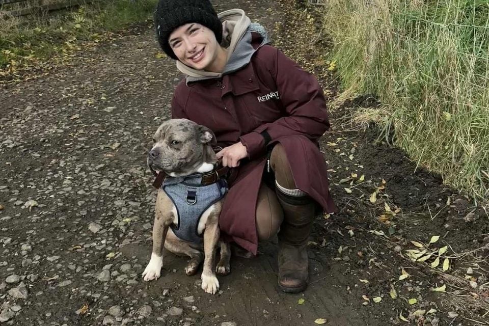 New owner Molly Piper and Max. Picture: LDR