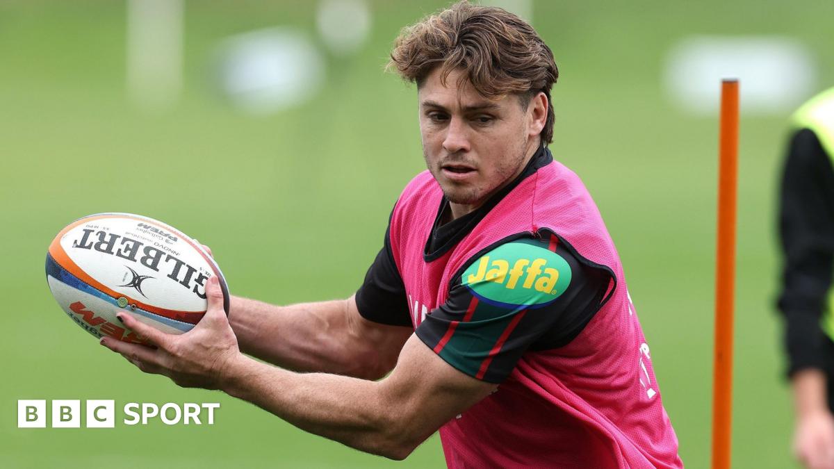 James O'Connor training at Leicester Tigers