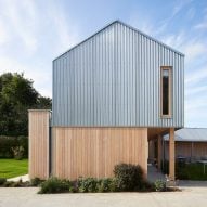 Elevation of steel clad pub by De Matos Ryan