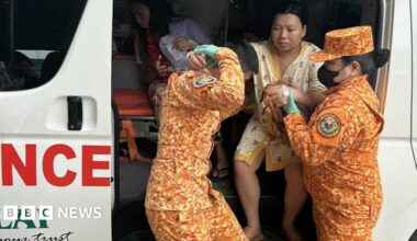 Philippines and Indonesia issue tsunami warnings after 7.4 magnitude earthquake
