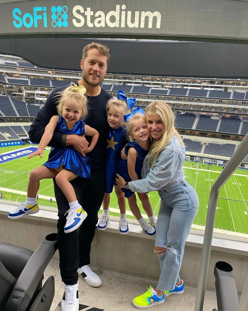 <p>Matthew Stafford & Kelly Stafford</p>