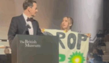 British Museum ball disrupted by climate protestor demanding end to BP sponsorship - The Art Newspaper
