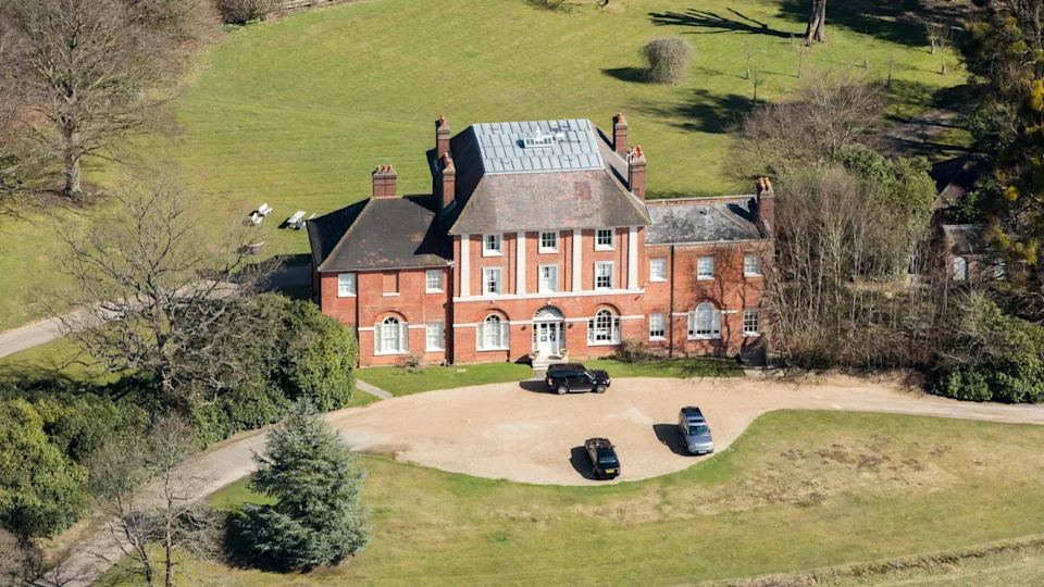  An aerial shot of Forest Lodge in Windsor. 