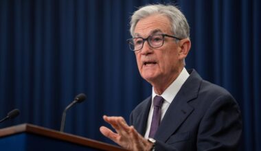 Powell says 'downside risks to employment appear to have risen,' implying more Fed cuts are possible