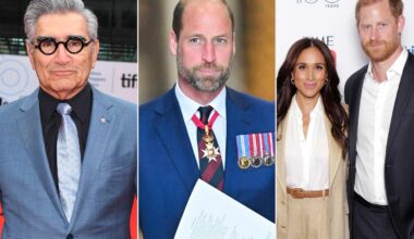Eugene Levy Reveals If He Was Allowed to Ask Prince William About Prince Harry, Meghan Markle