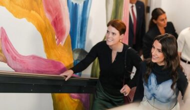 Princess Eugenie and Princess Rajwa Carry Out a Rare Joint Royal Engagement