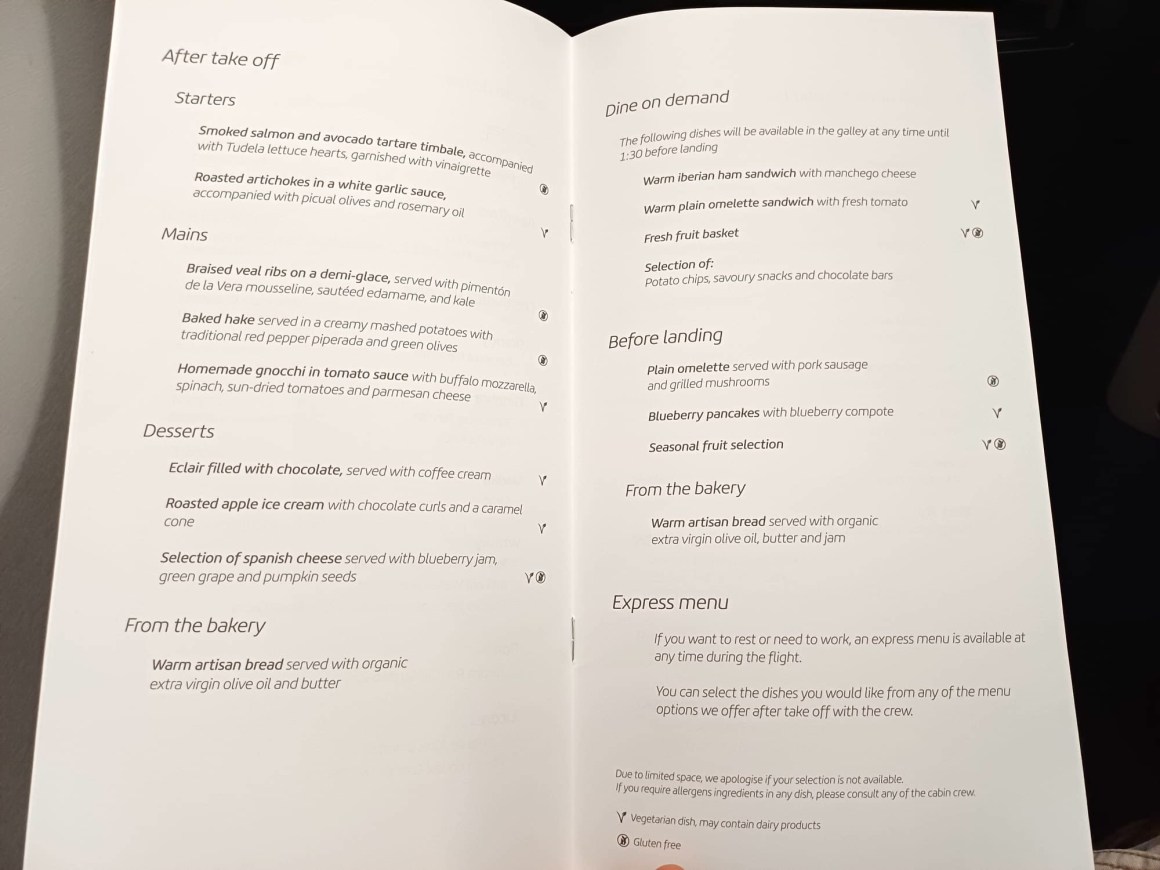 Iberia A350 Business Class