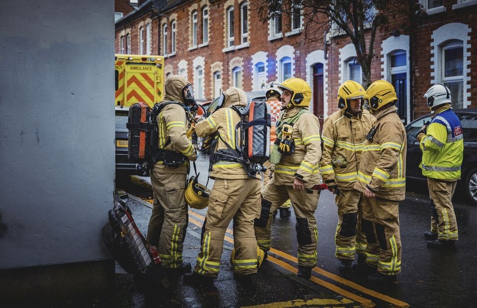 Emergency services at the scene of a serious incident in the Damascus Street area of south Belfast on September 30, 2025 (Photo by Kevin Scott)