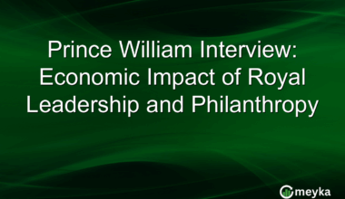 Prince William Interview: Economic Impact of Royal Leadership and Philanthropy