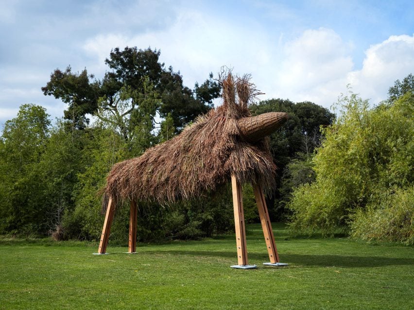 Fibredog by Assemble at Frieze Sculpture in Regent's Park