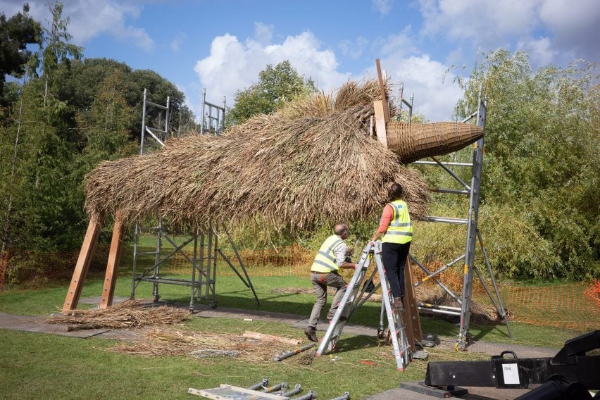 Fibredog by Assemble at Frieze Sculpture