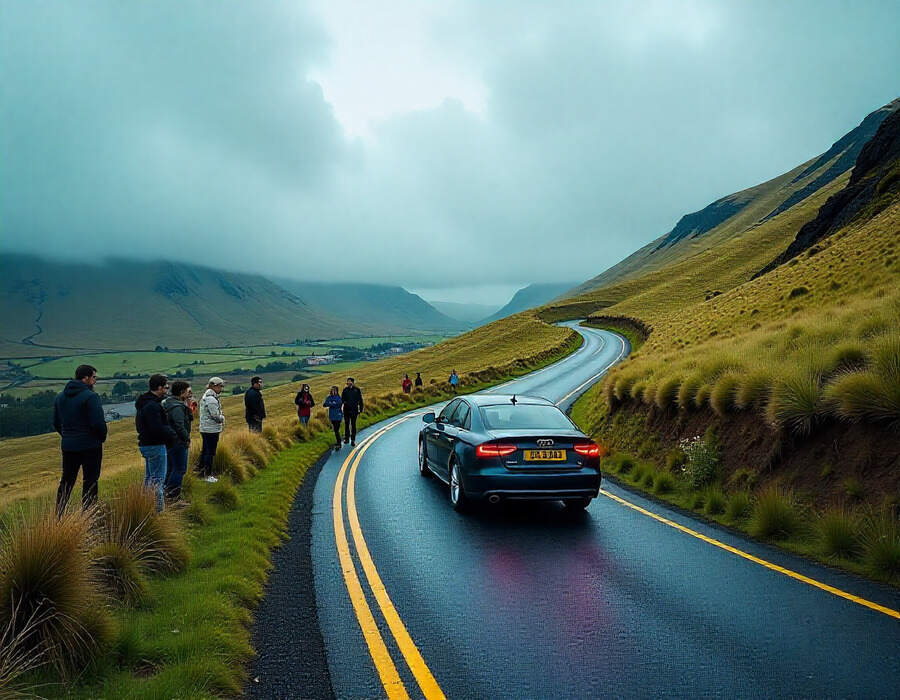 Scotland’s Electric Brae Dazzles Tourists With Unbelievable Optical Illusion Creating The Illusion Of Cars Defying Gravity On One Of The UK’s Most Mysterious Roads