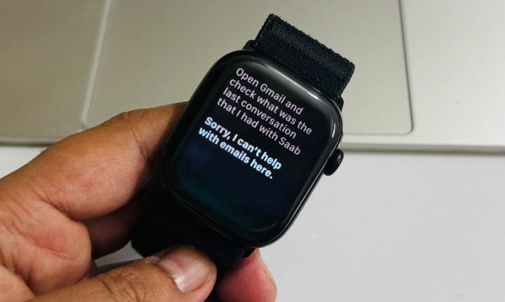 Siri on Apple Watch.