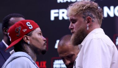 Jake Paul vs. Tank Davis officially set as exhibition, glove size, rounds and other rules revealed
