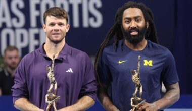 Christian Harrison and Evan King are eighth in the PIF ATP Live Doubles Teams Rankings.