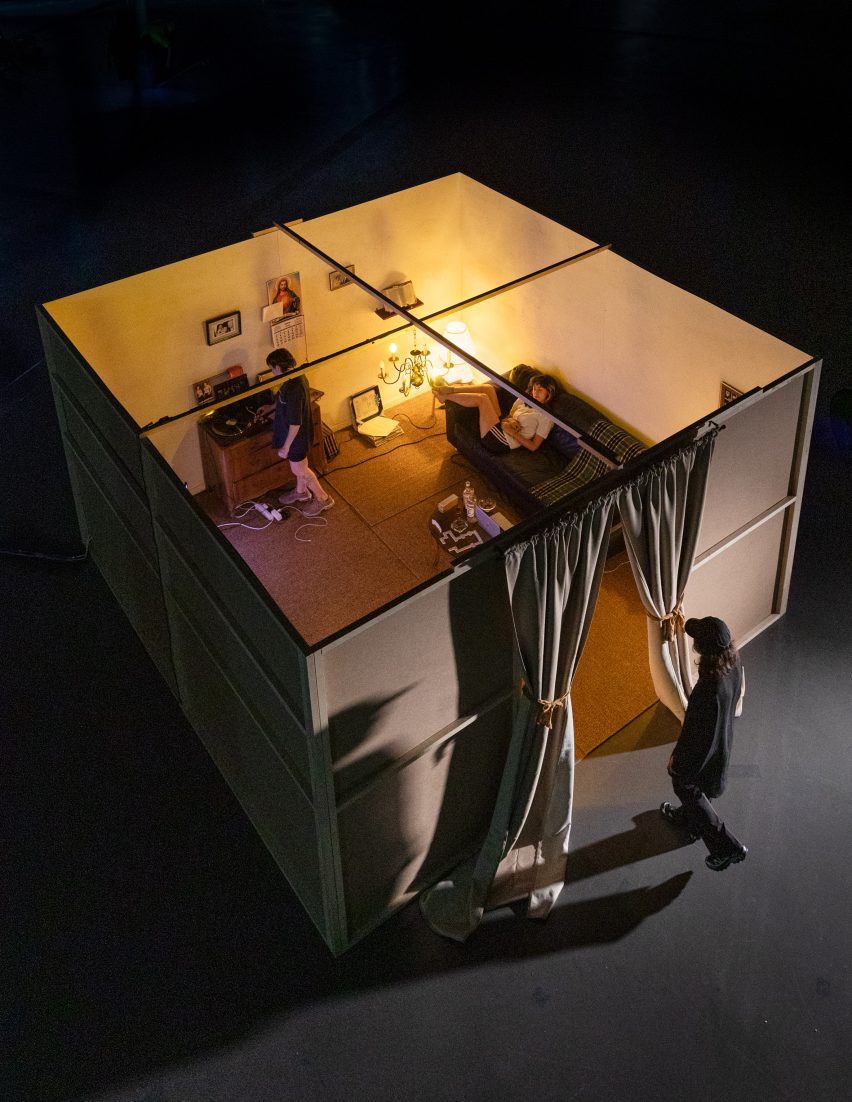 a photograph of an art installation