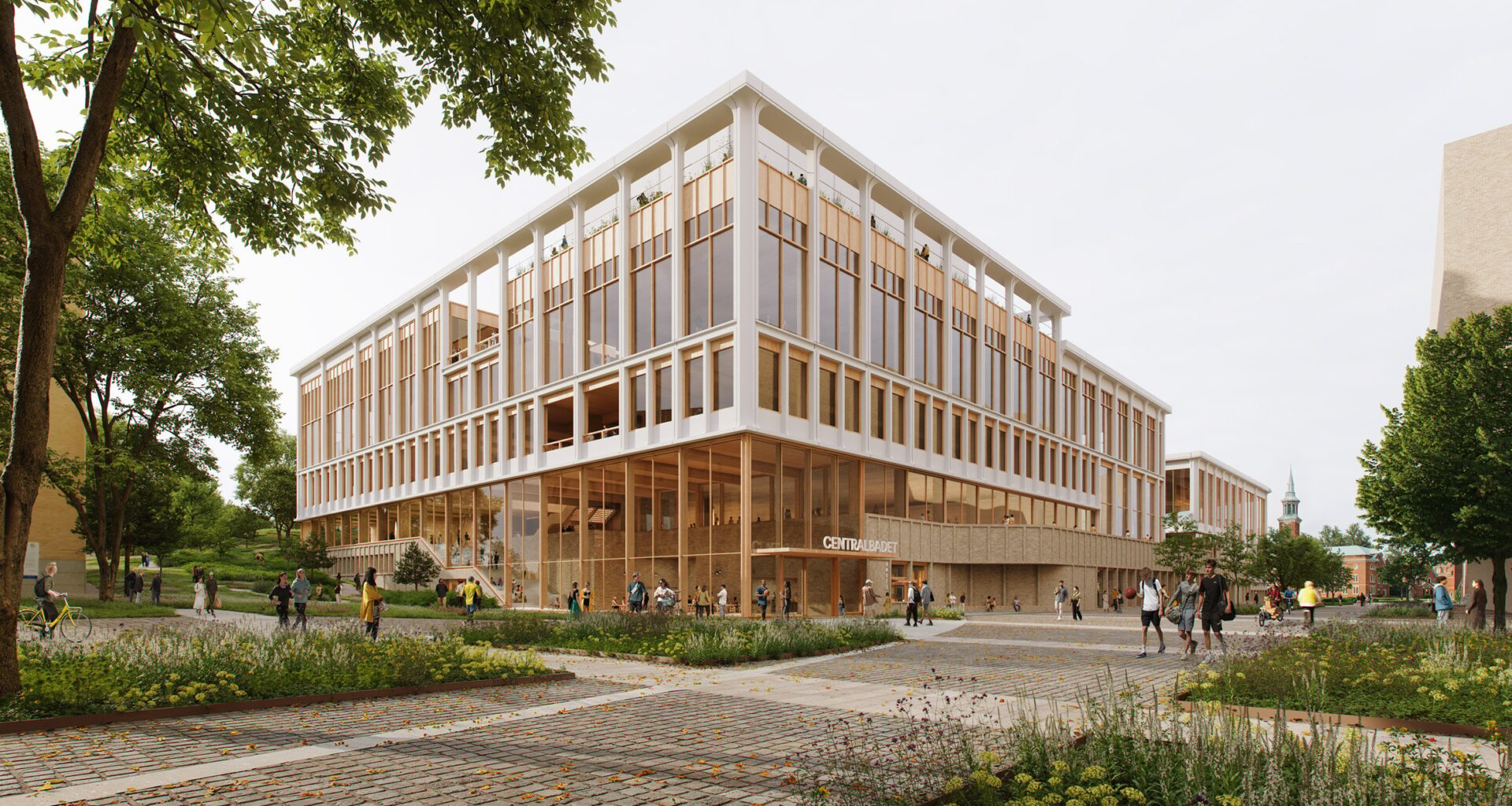 Timber Centralbadet design
