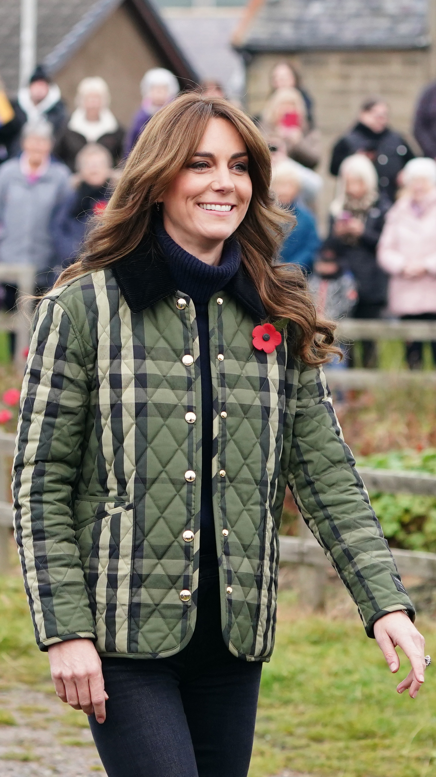 Catherine, Princess of Wales, known as the Duchess of Rothesay when in Scotland, visits Outfit Moray, an award-winning charity