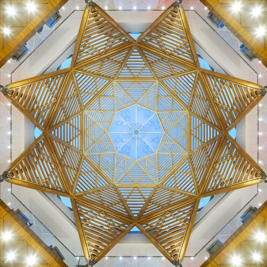 Dome atop the Great Hall at University of Oxford facility