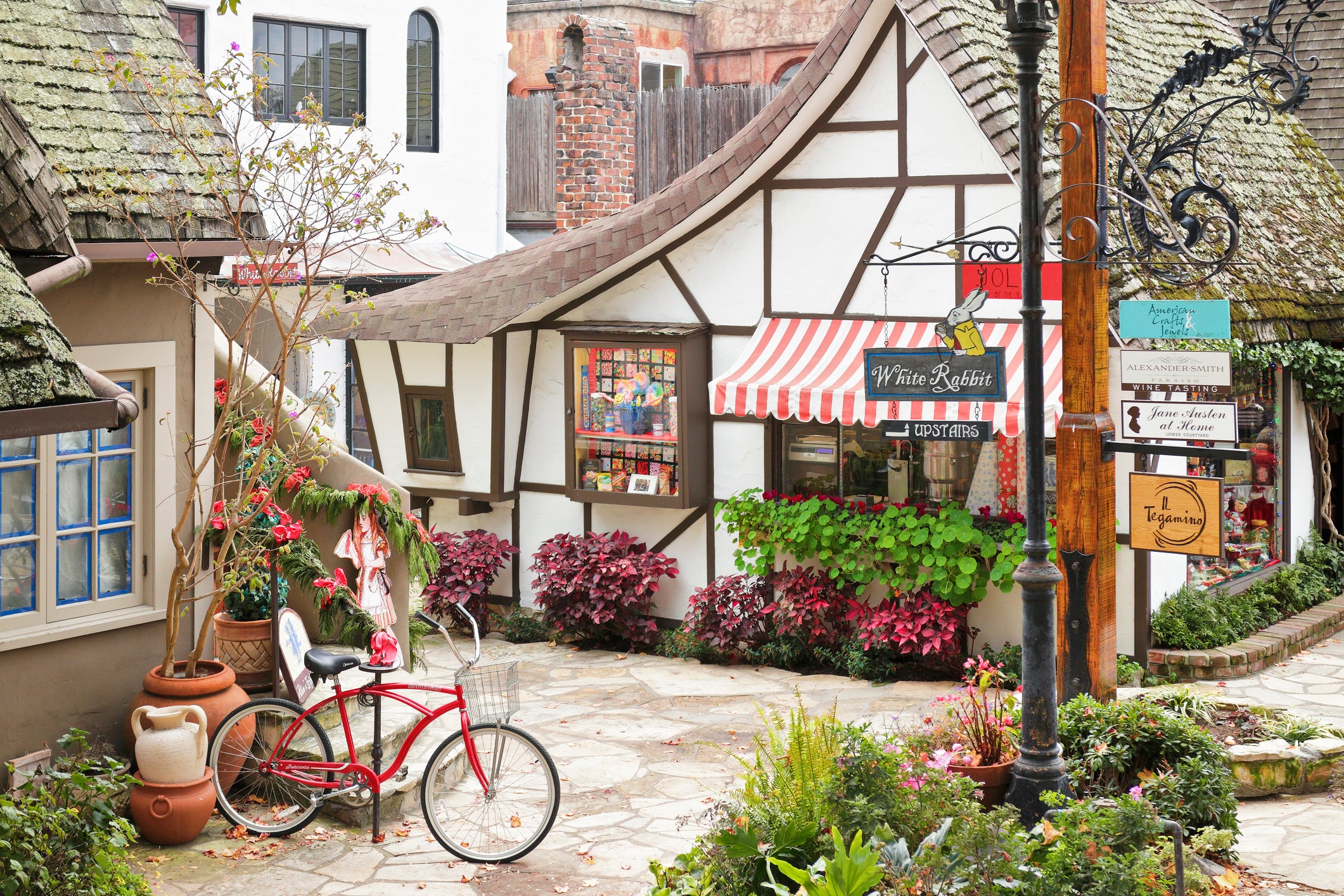 Carmel-by-the-Sea in California resembles a chocolate box English village
