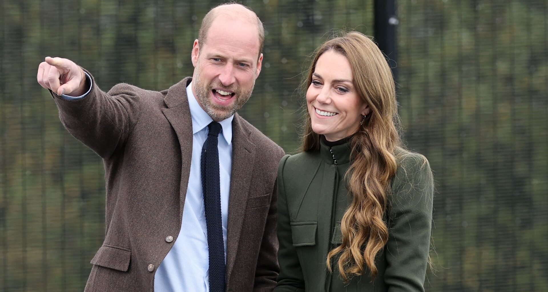 Kate and Prince William nail couple coordination with suede boots