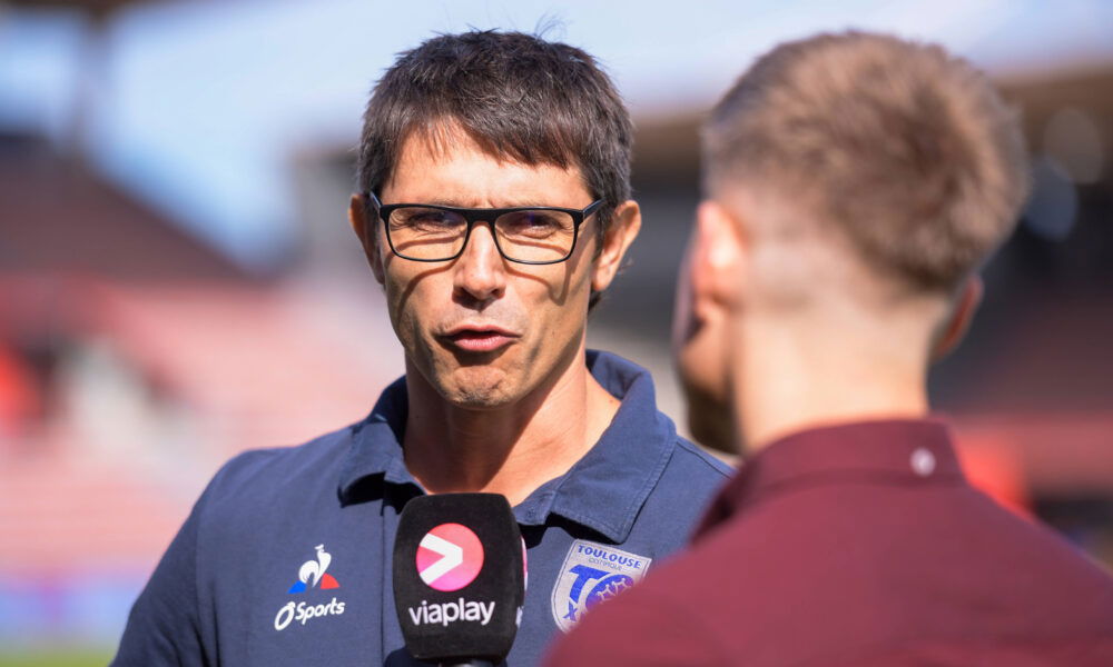 Toulouse Olympiue head coach Sylvain Houles