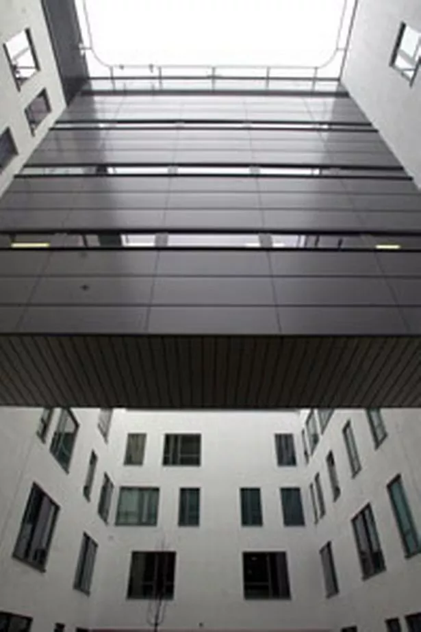 Inside the New Victoria Wing at Newcastle's Royal Victoria Infirmary