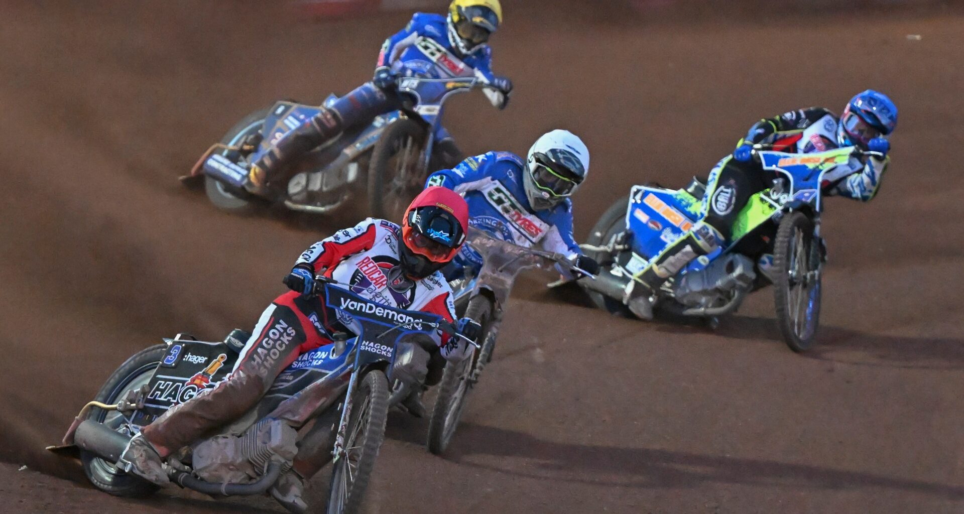 Three fans injured as bike flies over fence and into fans in horror crash at speedway