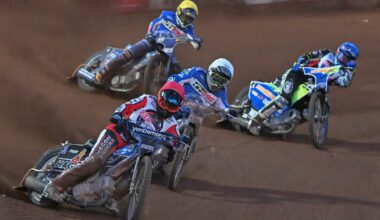 Three fans injured as bike flies over fence and into fans in horror crash at speedway