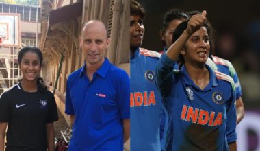 "She's going to be a star for India," Nasser Hussain had said in his post. (Nasser Hussain - X/Express Photo by Amit Chakravarty)