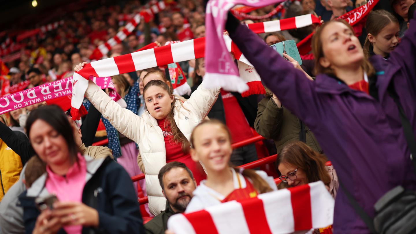 Back at Anfield - be there for LFC Women v Manchester City this Sunday
