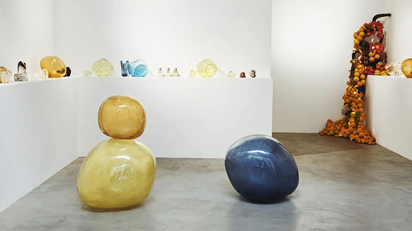 LOEWE inflates colorful bubble sculptures across mayfair storefront during frieze london