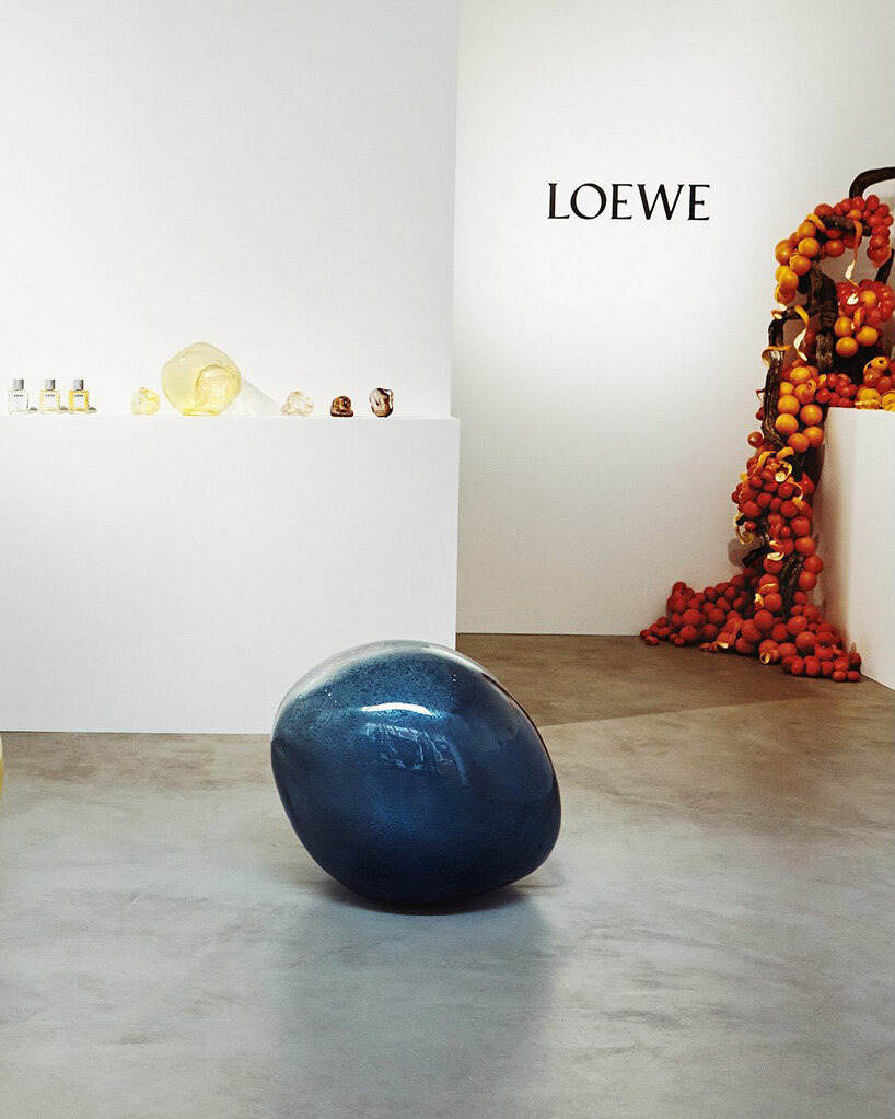 LOEWE inflates colorful bubble sculptures across mayfair storefront during frieze london