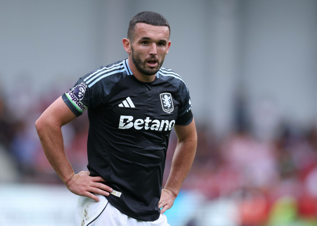 John McGinn in action for Aston Villa