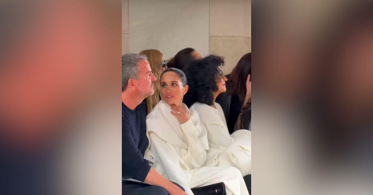 Image of Meghan Markle was accused of laughing at a model.