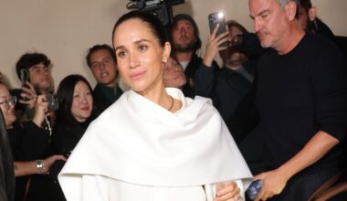 Meghan Markle Makes a Surprise Appearance at the Balenciaga Show at Paris Fashion Week