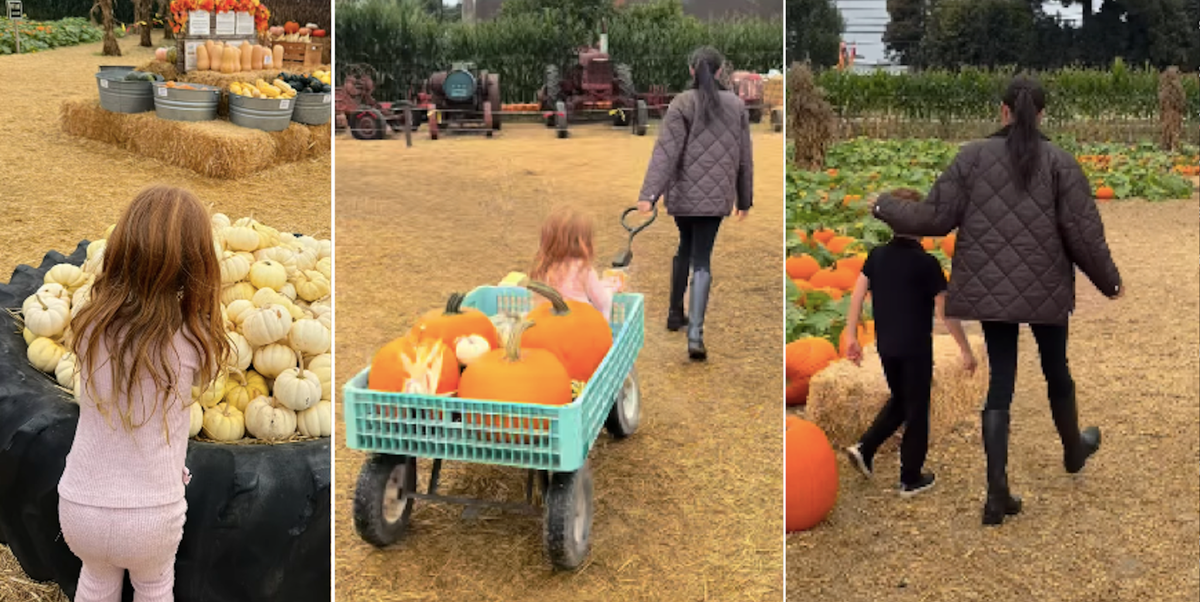 Meghan Markle Shares Pumpkin Picking Day With Prince Harry, Archie, and Lili