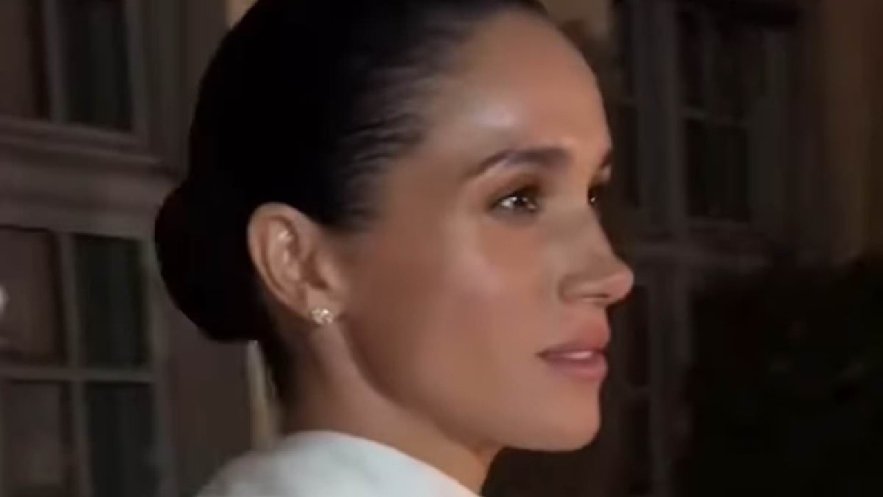 Meghan's catwalk moment: Duchess of Sussex struts to Balenciaga show